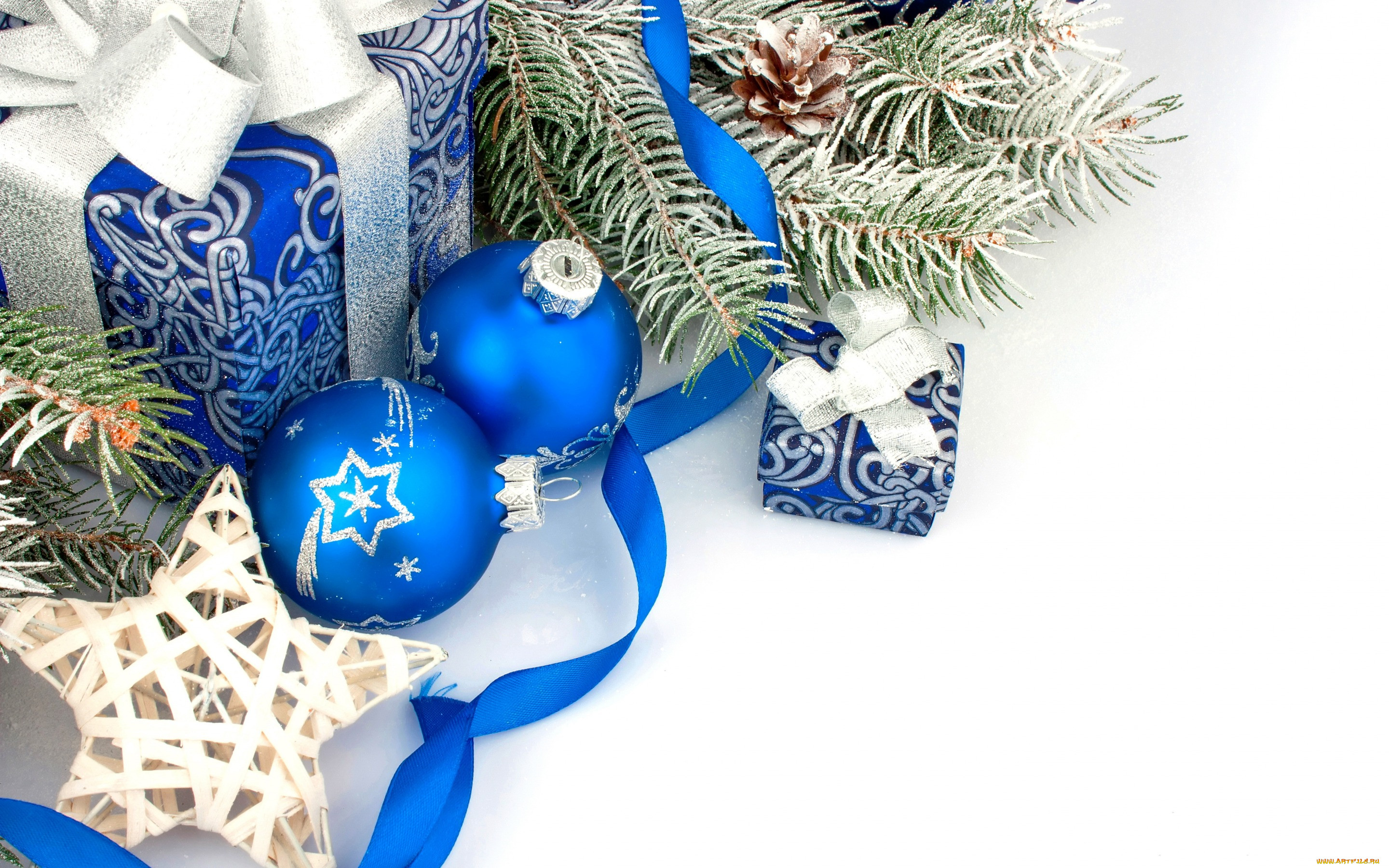 ,   , blue, decoration, balls, christmas, gift, , , , , , , new, year